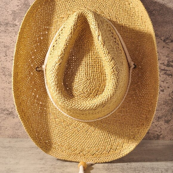 COWGIRL COWBOY straw hat party rodeo beach (2-colors) western festival concert main image 6